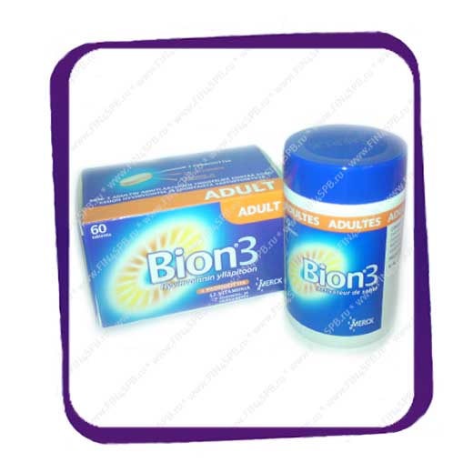 Bion 3 Adult 60 tabs (Бион 3 Адульт 60 табл.) | Витамины | Купить в ...